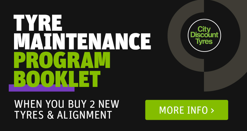 Free Tyre Maintenance book when you buy 2 new tyres and alignment